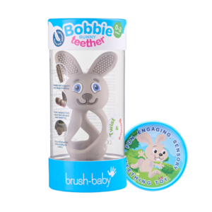 Alternative view of Bobbie Bunny dječja glodalica – Cappuccino siva (0 – 3 god.)