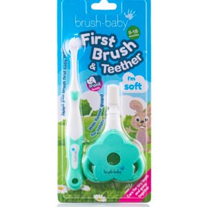 Alternative view of "My FirstBrush & Teether Set" – set prve četkice i glodalice (0-18 mjeseci)