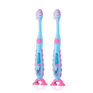 Flamingo FlossBrush™ dječja četkica (3 – 6 god.) – Dvostruko pakiranje