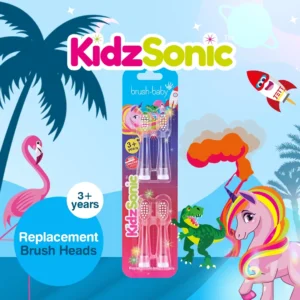 Alternative view of KidzSonic® zamjenske glave za dječju električnu četkicu (pakiranje od 4 komada)